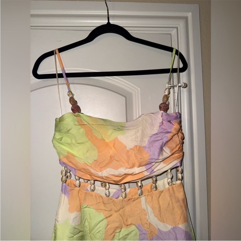 Amur Georgie Beaded Waist Midi Dress size‎ 8 - Picture 6 of 13